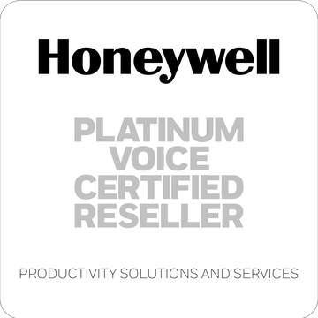 Honeywell Platinum Voice Certified Reseller badge